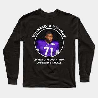 CHRISTIAN DARRISAW - OT - MINNESOTA VIKINGS Long Sleeve T-Shirt